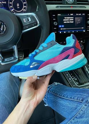 Жіночі кросівки adidas falcon blue5 фото