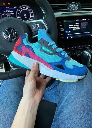 Жіночі кросівки adidas falcon blue1 фото