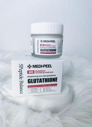 Осветляющий крем с глутатионом medi-peel bio intense glutathione white cream 50 мл1 фото