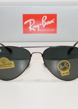 Ray ban rb3026 aviator з мінеральними лінзами2 фото