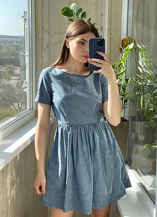 Хлопковое платье под джинс 1+1=3