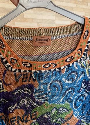 Missoni винтаж удлинённый свитер 1970 годов8 фото