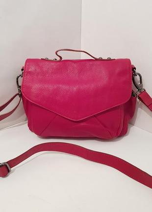 Дивовижна шкіряна сумка crossbody#портфель moshulu англія2 фото