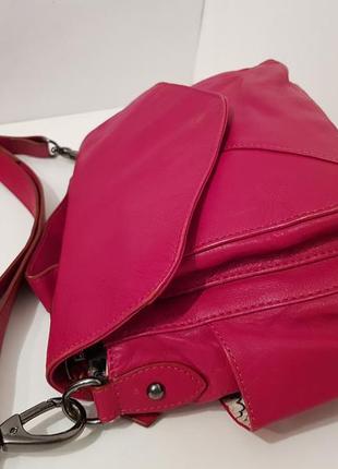 Дивовижна шкіряна сумка crossbody#портфель moshulu англія4 фото