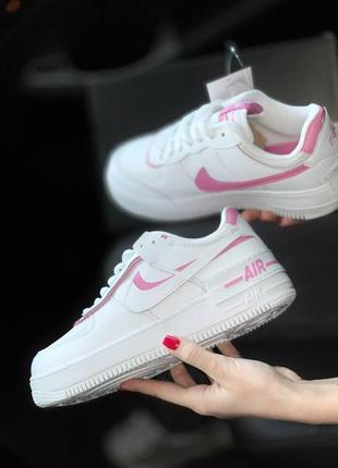 Жіночі кросівки nike air force 1 shadow magic flamingo3 фото