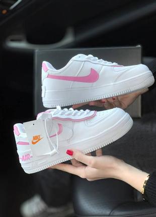 Женские кроссовки nike air force 1 shadow magic flamingo2 фото