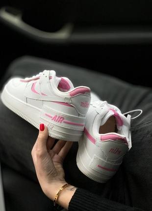 Женские кроссовки nike air force 1 shadow magic flamingo9 фото