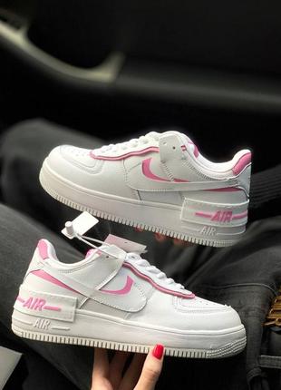 Жіночі кросівки nike air force 1 shadow magic flamingo4 фото