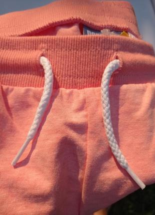 Pepperts. джоггеры, спортивные штаны двунитка. 158 - 164 размер. розовые.5 фото