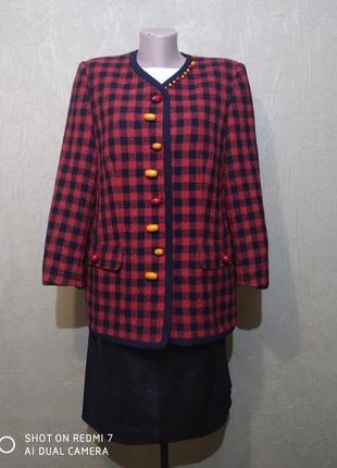 Franco callegari, жакет в клітку, вінтаж.