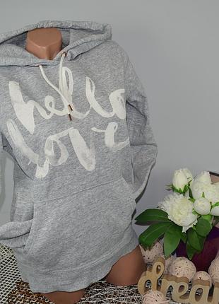 Хѕ/s фірмовий жіночий батник світшот кенгуру толстовка з модним принтом