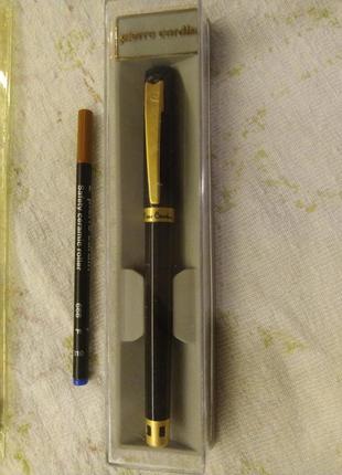 Pierre cardin black beauty roller pen ручка роллер3 фото