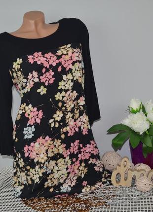 12/l фирменное натуральное платье мидди летний сарафан цветы