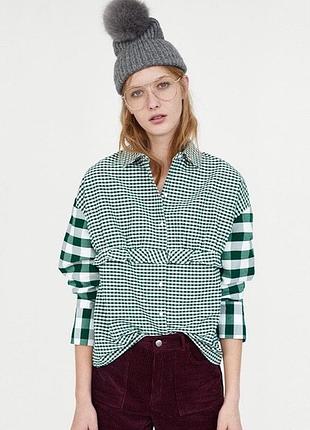Сорочка в клітку zara
