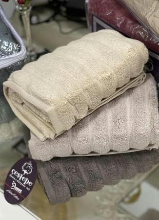 Полотенце cestepe premium 100% хлопок плотность 600г/м2