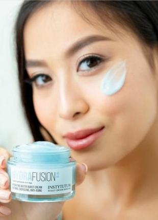 Instytutum hydrafusion 4d ha hydration water burst cream крем-гель с четырьмя типами гиалуроновой кислоты