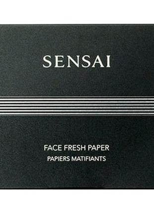 Sensai (kanebo) face fresh paper освежающие салфетки для лица 100 штук