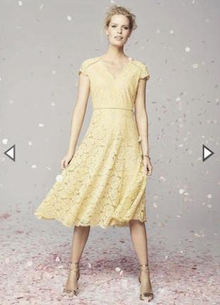 Дуже красиве мереживне плаття міді, ошатне мереживне плаття,5 фото