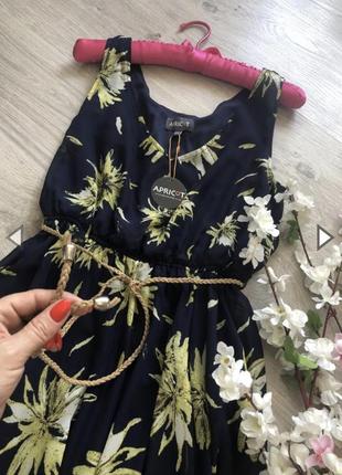 Дуже класне асиметричне шифонове плаття з квітами, сукні з квітковим принтом,7 фото