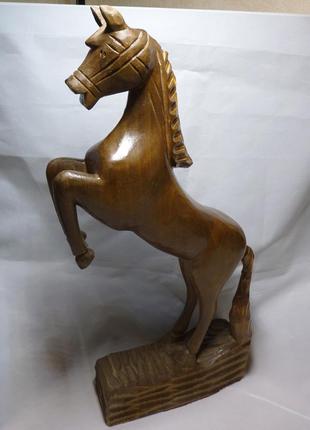 Декоративная деревянная фигурка лошадки, 39см, европа2 фото
