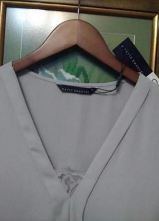 Блуза безрукавка светло- серого цвета2 фото