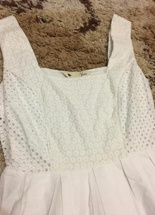 Нереально красивое белоснежное платье с натуральной ткани yumi4 фото