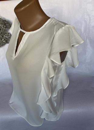 Воздушная белая блуза2 фото