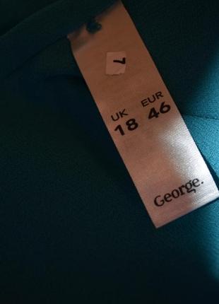 Шикарная, нарядная блуза бирюзового цвета от george5 фото