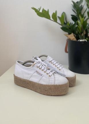 Кеды эспадрильи superga platform espadrilles2 фото