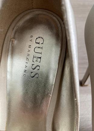 Свадебные атласные туфли guess by marciano4 фото
