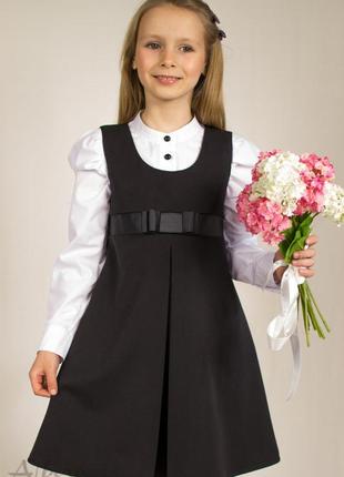 Сарафан альберо 1028b черный р.128
