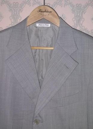 Серый мужской классический пиджак от pal zileri