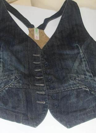 Джинсовий желет denimco