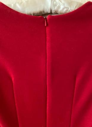 Платье asos красное6 фото