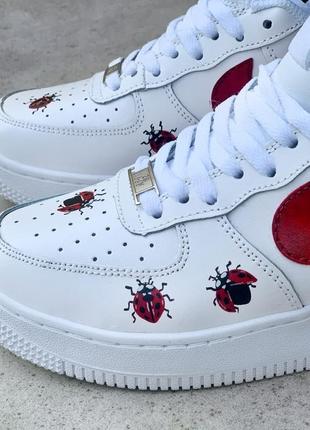 Nike air force white/ladybug кроссовки найк аир форс наложенный платёж купить7 фото