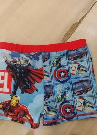 Плавки шорти боксери пляжні купальні для купання плавання месники капітан америка marvel 7-8 років