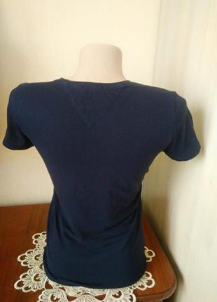 Якісна футболка tommy hilfiger /синяя футбол xs3 фото