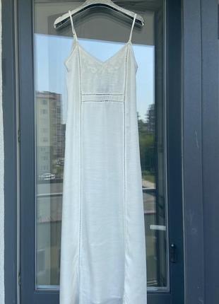 Сукня в білизняному стилі zara оригінал4 фото