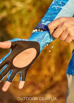 Летние перчатки для рыбалки upf50+2 фото