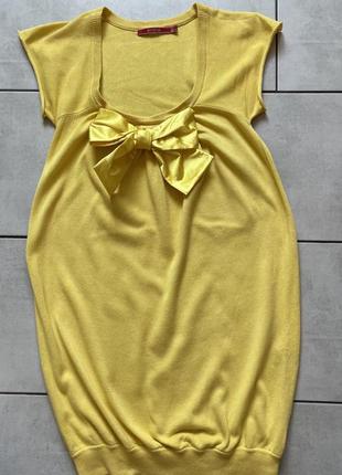 Яркое, желтое платье evona!2 фото