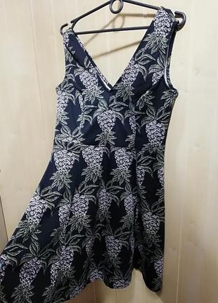 Платье извесного бренда с принтом ананасы3 фото