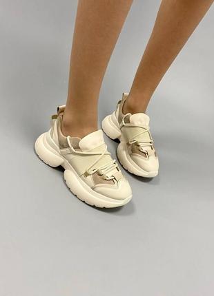 Кросівки-кеди натуральна шкіра, замша гумка