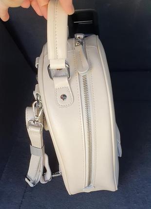 Жіночий шкіряний рюкзак-клатч alex rai6 фото