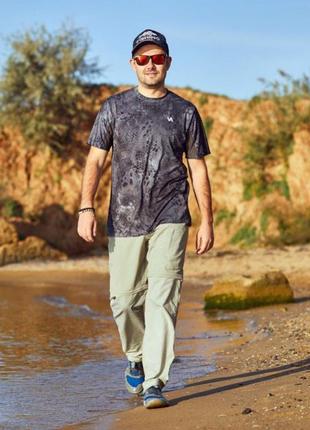 Супер легкі штани-шорти для міста і риболовлі із захистом від сонця upf50+ wheat5 фото