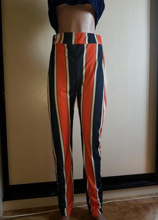 Штани в смужку boohoo