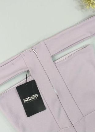 Платье бандо с открытыми плечами missguided по фигурке миди5 фото