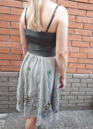 Літня сукня сарафан в паєтках4 фото