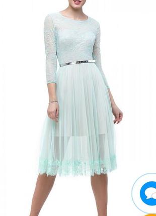 Новое нежное гипюровое платье angel provocation на выпускной2 фото
