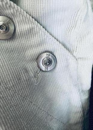 Вельветові світлі білі молочні штани оригінал krizo незвичайний пошиття8 фото