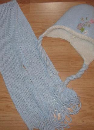 Шапочный зимовий набір 4-8лет.